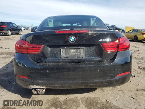 2018 BMW 4 Series 430i with VIN WBA4Z1C56JEC72044, listed as a Copart auction lot 44455245 with 47,077 mi miles and Salvage Title. Bid and sale history available at DreamBid. Image 6.