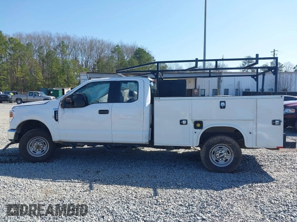 2021 Ford F-250 XL with VIN 1FD7X2B64MED09871, listed as a IAAI auction lot 41568462 with 131,714 mi miles and . Bid and sale history available at DreamBid. Image 14.