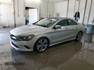 2018 Mercedes-Benz CLA with VIN WDDSJ4EB0JN570307, listed as a Copart auction lot 52565745 with 62,983 mi miles and Salvage Title. Bid and sale history available at carsss.com. Image 1.