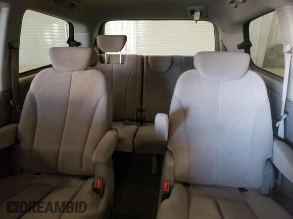 2009 Kia Sedona LX with VIN KNDMB233096314111, listed as a Copart auction lot 75015294 with 119,756 mi miles and Salvage Title. Bid and sale history available at carsss.com. Image 10.