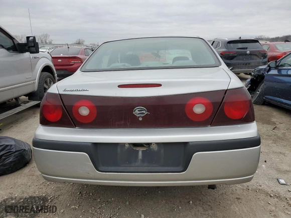 2003 Chevrolet Impala with VIN 2G1WF52E839441442, listed as a Copart auction lot 43452325 with 223,462 mi miles and Non Repairable. Bid and sale history available at carsss.com. Image 6.