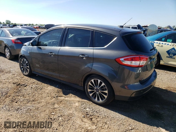 2017 Ford C-Max Energi Titanium with VIN 1FADP5FU9HL102224, listed as a Copart auction lot 59942194 with 105,052 mi miles and Salvage Title. Bid and sale history available at carsss.com. Image 2.