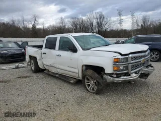 2015 Chevrolet Silverado 1500 LTZ with VIN 3GCUKSEC5FG392598, listed as a Copart auction lot 48001545 with 190,178 mi miles and Clean Title. Bid and sale history available at carsss.com. Image 4.