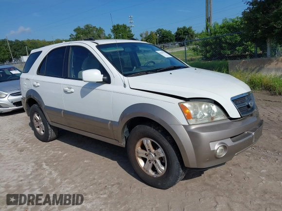 2006 Kia Sorento LX with VIN KNDJD733165595587, listed as a IAAI auction lot 40365177 with 206,234 mi miles and . Bid and sale history available at DreamBid. Image 1.