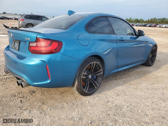 2017 BMW M2 with VIN WBS1H9C30HV887887, listed as a Copart auction lot 63991044 with 47,495 mi miles and Salvage Title. Bid and sale history available at carsss.com. Image 3.
