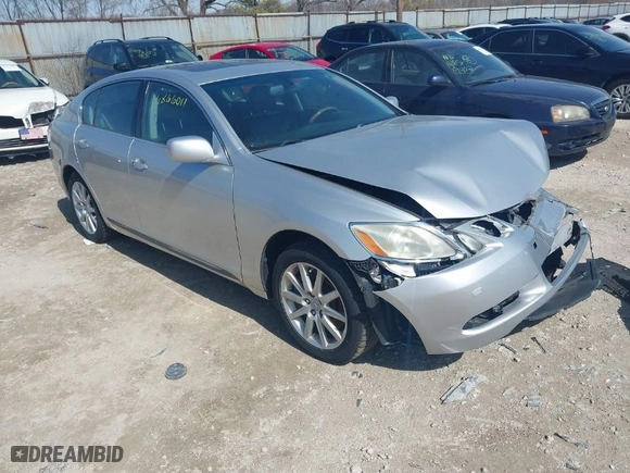 2007 Lexus GS 350 with VIN JTHCE96S370006511, listed as a IAAI auction lot 41866011 with 166,177 mi miles. Bid and sale history available at carsss.com. Image 1.