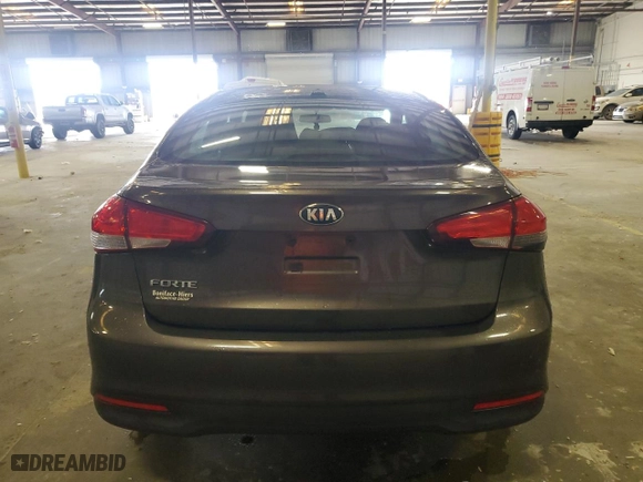 2017 Kia Forte LX with VIN 3KPFK4A78HE130912, listed as a Copart auction lot 48276405 with 0 mi miles and Salvage Title. Bid and sale history available at carsss.com. Image 6.