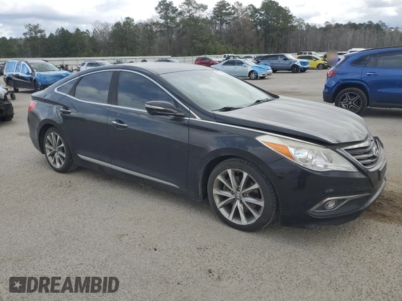 2017 Hyundai Azera with VIN KMHFG4JG6HA591509, listed as a Copart auction lot 47174805 with 130,670 mi miles and Salvage Title. Bid and sale history available at carsss.com. Image 4.