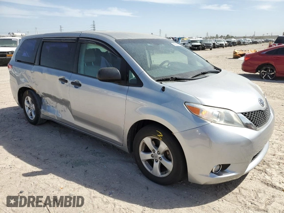 2012 Toyota Sienna with VIN 5TDKA3DC1CS012509, listed as a Copart auction lot 49906955 with 141,745 mi miles and Salvage Title. Bid and sale history available at DreamBid. Image 4.