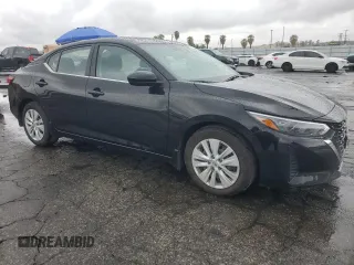 2024 Nissan Sentra S with VIN 3N1AB8BV2RY233826, listed as a Copart auction lot 55611685 with 23,264 mi miles and Salvage title. Bid and sale history available at DreamBid. Image 4.