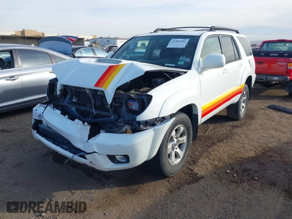 2006 Toyota 4Runner SR5 with VIN JTEZU14R960076802, listed as a IAAI auction lot 41407101 with 204,746 mi miles and . Bid and sale history available at DreamBid. Image 2.