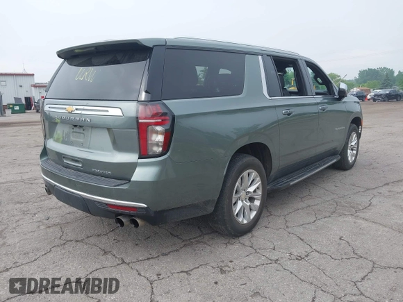 2023 Chevrolet Suburban Premier with VIN 1GNSCFKD3PR280397, listed as a IAAI auction lot 42448316 with 79,458 mi miles and . Bid and sale history available at DreamBid. Image 4.