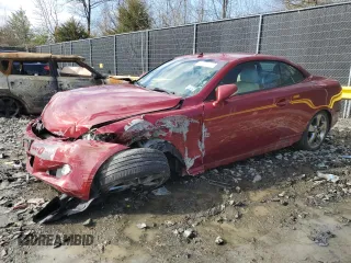 2011 Lexus IS 250 C with VIN JTHFF2C28B2515559, listed as a Copart auction lot 47809825 with 151,037 mi miles and Salvage Title. Bid and sale history available at DreamBid. Image 1.