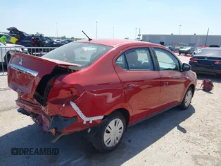 2024 Mitsubishi Mirage ES z VIN ML32FUFJ8RHF16917, wystawiony jako IAAI lot #41883800 z przebiegiem 3 223 mil mil oraz . Historia ofert i sprzedaży dostępna na DreamBid. Obrazek 4.