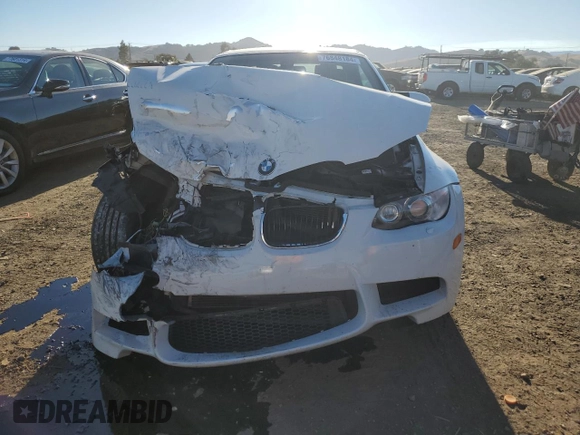 2011 BMW M3 with VIN WBSDX9C58BE583974, listed as a Copart auction lot 76848184 with 59,661 mi miles and Salvage Title. Bid and sale history available at carsss.com. Image 5.