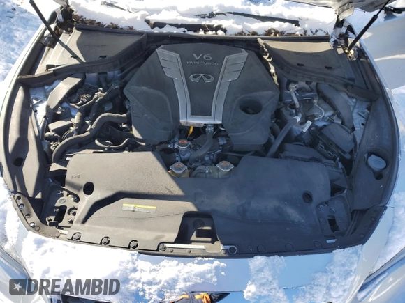 2018 Infiniti Q50 Luxe with VIN JN1EV7AR0JM433540, listed as a Copart auction lot 84282984 with 105,890 mi miles and Salvage Title. Bid and sale history available at carsss.com. Image 11.