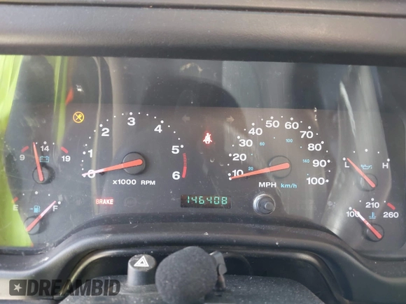 2003 Jeep Wrangler Rubicon with VIN 1J4FA69S93P302102, listed as a IAAI auction lot 42312951 with 146,408 mi miles and . Bid and sale history available at DreamBid. Image 7.