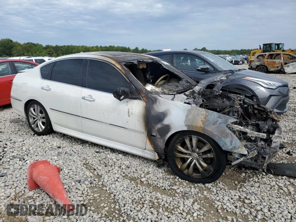 2008 Infiniti M with VIN JNKAY01E28M605521, listed as a Copart auction lot 69669794 with Not Provided miles and Non Repairable. Bid and sale history available at DreamBid. Image 4.