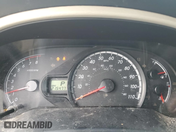2013 Toyota Sienna LE AAS with VIN 5TDKK3DC4DS335337, listed as a Copart auction lot 46580215 with 215,477 mi miles and Salvage Title. Bid and sale history available at carsss.com. Image 9.