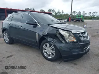 2015 Cadillac SRX with VIN 3GYFNAE30FS569009, listed as a IAAI auction lot 41718522 with 104,448 mi miles and . Bid and sale history available at carsss.com. Image 1.