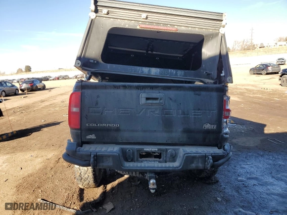 2022 Chevrolet Colorado 4WD ZR2 with VIN 1GCGTEEN1N1249254, listed as a Copart auction lot 43704115 with 0 mi miles and Non Repairable. Bid and sale history available at carsss.com. Image 6.
