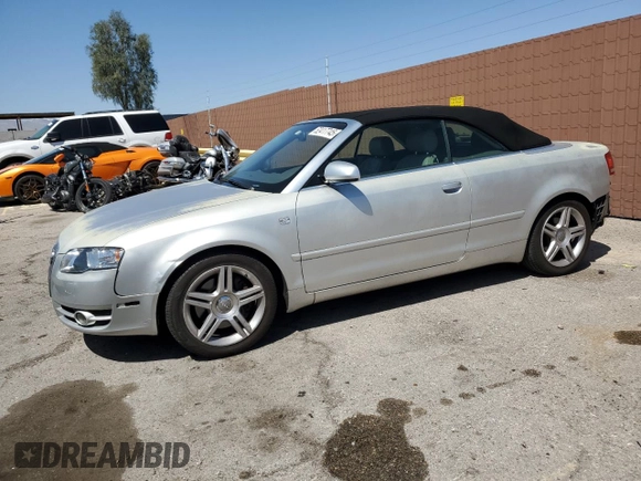 2008 Audi A4 2.0T with VIN WAUAF48H58K016812, listed as a Copart auction lot 52417745 with 84,468 mi miles and Salvage title. Bid and sale history available at DreamBid. Image 1.