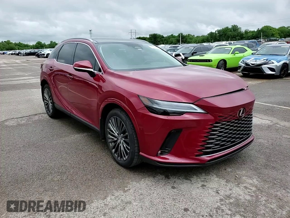2023 Lexus RX 350 with VIN 2T2BAMBA3PC017342, listed as a Copart auction lot 55048645 with 21,543 mi miles and Salvage title. Bid and sale history available at DreamBid. Image 14.