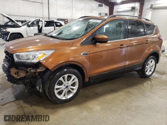 2017 Ford Escape SE with VIN 1FMCU9G91HUD78354, listed as a Copart auction lot 54368665 with 147,089 mi miles and Salvage Title. Bid and sale history available at carsss.com. Image 1.