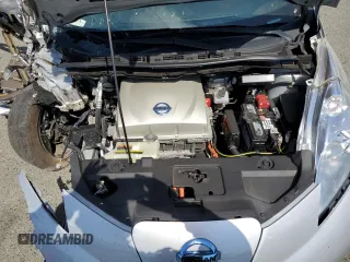 2015 Nissan LEAF SV with VIN 1N4AZ0CP2FC335101, listed as a Copart auction lot 63713993 with 0 mi miles. Bid and sale history available at carsss.com. Image 12.