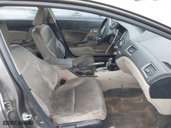 2015 Honda Civic Sedan LX with VIN 19XFB2F5XFE257489, listed as a IAAI auction lot 41796074 with 296,903 mi miles. Bid and sale history available at carsss.com. Image 5.