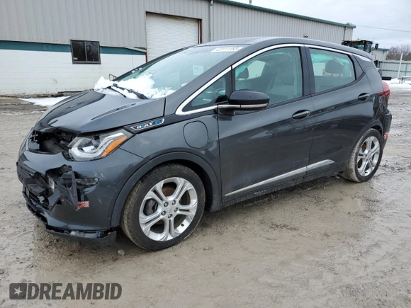 2017 Chevrolet Bolt EV LT with VIN 1G1FW6S08H4144921, listed as a Copart auction lot 43111153 with 59,856 mi miles. Bid and sale history available at carsss.com. Image 1.