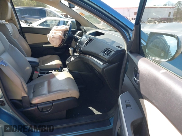2015 Honda CR-V EX-L with VIN 2HKRM3H74FH535407, listed as a IAAI auction lot 41687353 with 154,881 mi miles and . Bid and sale history available at carsss.com. Image 5.