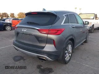2021 Infiniti QX50 Luxe with VIN 3PCAJ5BA9MF124179, listed as a IAAI auction lot 42296244 with 79,935 mi miles and . Bid and sale history available at DreamBid. Image 4.