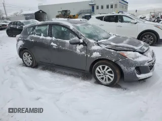 2013 Mazda 3 GX with VIN JM1BL1KF7D1779565, listed as a Copart auction lot 47848915 with 161,048 mi miles and Salvage Title. Bid and sale history available at carsss.com. Image 4.