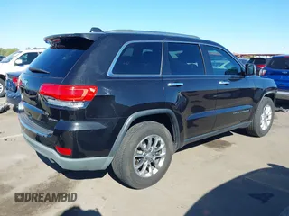 2015 Jeep Grand Cherokee Limited with VIN 1C4RJEBGXFC841522, listed as a IAAI auction lot 41829611 with 123,486 mi miles. Bid and sale history available at carsss.com. Image 4.