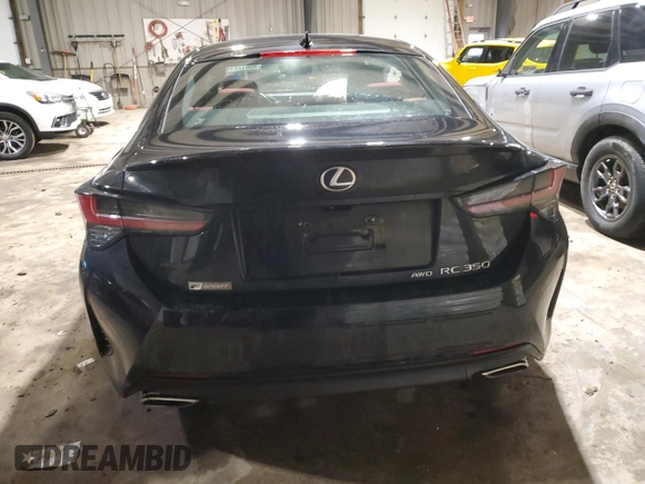 2020 Lexus RC with VIN JTHGZ5DC2L5010203, listed as a Copart auction lot 40012814 with 23,104 mi miles. Bid and sale history available at carsss.com. Image 6.
