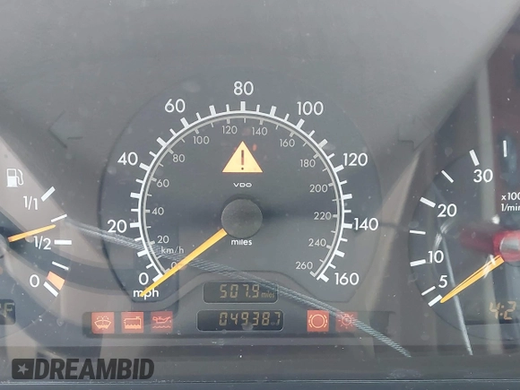 1999 Mercedes-Benz C 230/260/280/320 with VIN WDBHA29G8XA784619, listed as a IAAI auction lot 42120920 with 49,387 mi miles and . Bid and sale history available at DreamBid. Image 7.