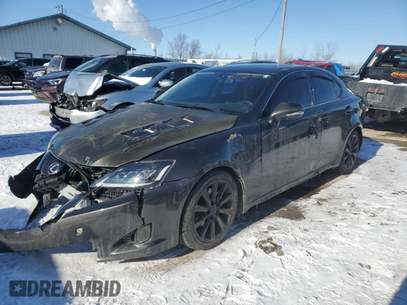 2009 Lexus IS 250 with VIN JTHCK262092030580, listed as a Copart auction lot 87712785 with 171,343 mi miles and Salvage Title. Bid and sale history available at DreamBid. Image 1.