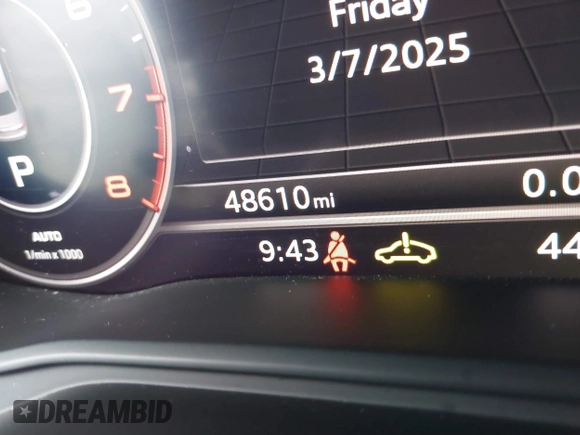 2017 Audi A4 Season of Audi Premium with VIN WAUDNAF48HN039739, listed as a IAAI auction lot 41744481 with 48,610 mi miles. Bid and sale history available at carsss.com. Image 15.