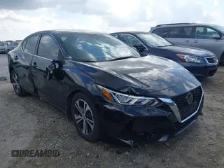 2020 Nissan Sentra SV with VIN 3N1AB8CV6LY245189, listed as a IAAI auction lot 41964894 with 53,400 mi miles. Bid and sale history available at carsss.com. Image 1.