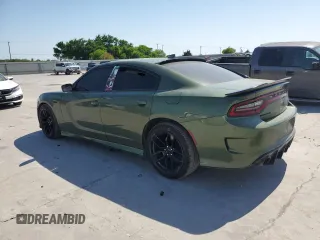 2019 Dodge Charger Scat Pack with VIN 2C3CDXGJ7KH721346, listed as a Copart auction lot 53302395 with Not provided miles and Salvage title. Bid and sale history available at DreamBid. Image 2.