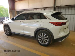 2020 Infiniti QX50 Luxe with VIN 3PCAJ5M38LF101201, listed as a Copart auction lot 53521305 with 74,448 mi miles and Salvage title. Bid and sale history available at DreamBid. Image 2.