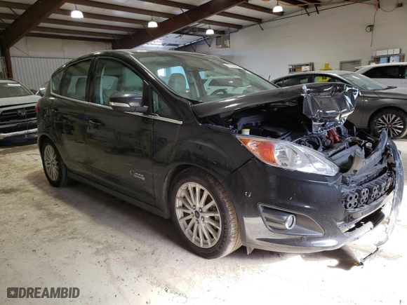 2013 Ford C-Max Energi SEL with VIN 1FADP5CU1DL533171, listed as a Copart auction lot 43702495 with 95,984 mi miles and Salvage Title. Bid and sale history available at carsss.com. Image 4.