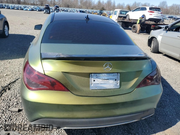 2019 Mercedes-Benz CLA with VIN WDDSJ4GB0KN725338, listed as a Copart auction lot 50787395 with 67,187 mi miles and Salvage Title. Bid and sale history available at carsss.com. Image 6.