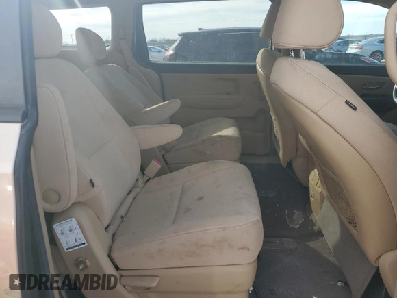 2015 Kia Sedona LX with VIN KNDMB5C1XF6040850, listed as a Copart auction lot 87858215 with 95,579 mi miles and Salvage Title. Bid and sale history available at DreamBid. Image 11.