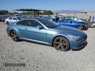2009 BMW 6 Series 650i z VIN WBAEA535X9CV92748, wystawiony jako Copart lot #59233735 z przebiegiem 116 797 mil mil oraz Czysty tytuł • Clean title. Historia ofert i sprzedaży dostępna na DreamBid. Obrazek 4.