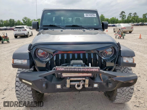 2023 Jeep Gladiator Freedom with VIN 1C6HJTAG7PL531273, listed as a Copart auction lot 56743255 with 41,226 mi miles and Salvage title. Bid and sale history available at DreamBid. Image 5.