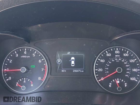2016 Kia Optima LX with VIN 5XXGT4L36GG098804, listed as a IAAI auction lot 42772231 with 206,471 mi miles and . Bid and sale history available at DreamBid. Image 7.