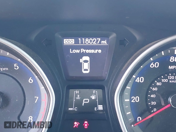 2017 Hyundai Elantra GT with VIN KMHD35LH2HU380871, listed as a IAAI auction lot 41827531 with 118,027 mi miles. Bid and sale history available at carsss.com. Image 7.