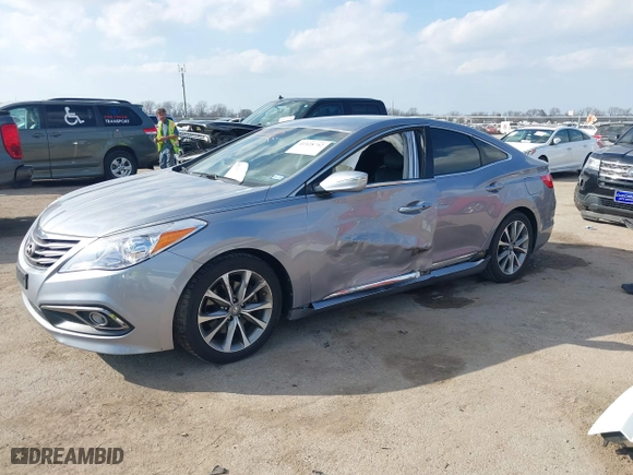 2016 Hyundai Azera with VIN KMHFG4JG6GA509647, listed as a IAAI auction lot 41528752 with 106,168 mi miles. Bid and sale history available at carsss.com. Image 17.